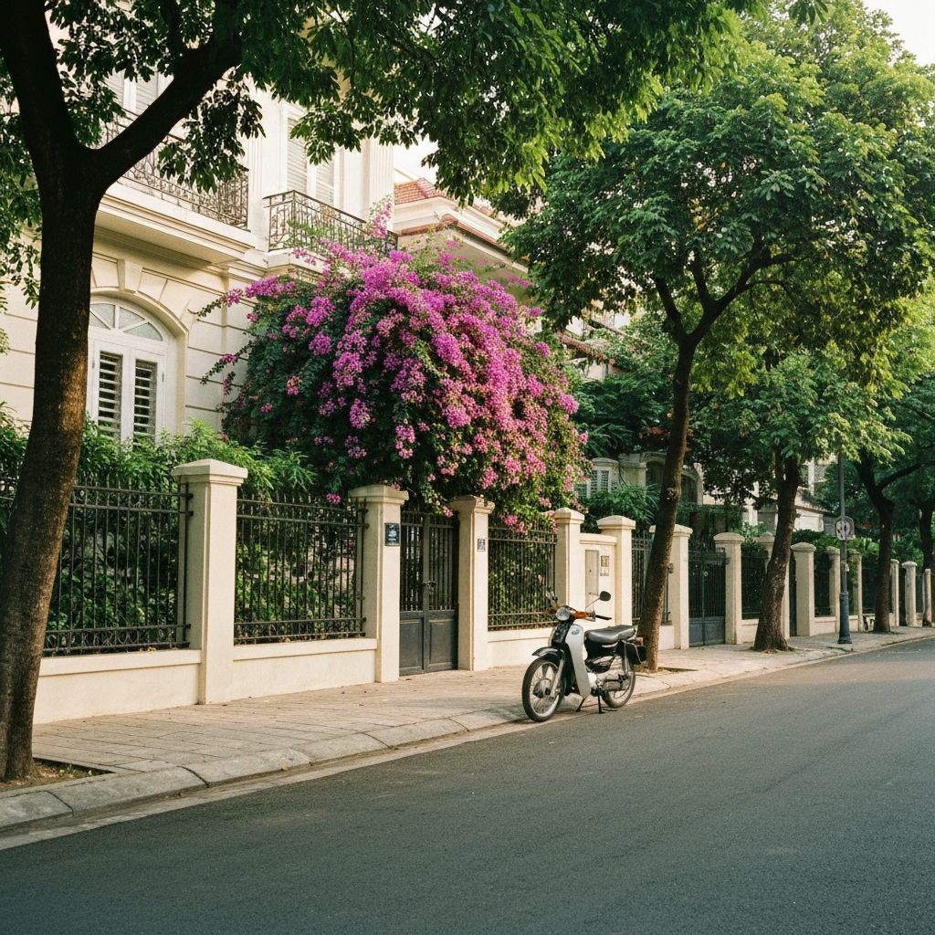 Con phố rợp bóng cây ở Thảo Điền